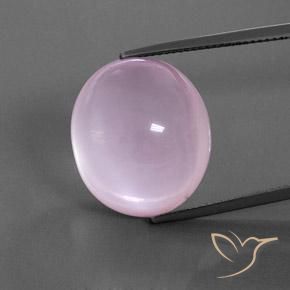 26.24ct Natürlicher hellrosa Rosenquarz, Oval, Transparent