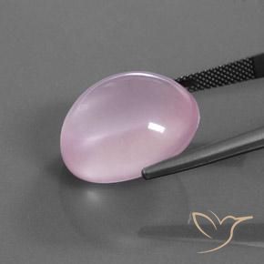 9,17 ctw natürlicher hellrosa Rosenquarz, Oval, Transparent