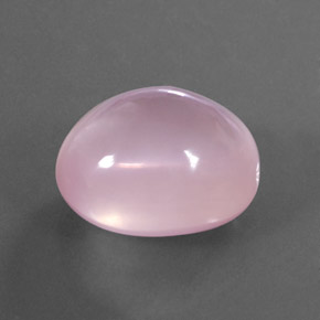 32,56 ctw natürlicher rosafarbener Rosenquarz, Oval Schliff, Transparent