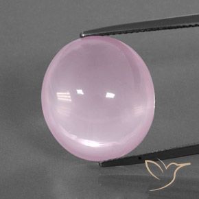 19.96ct Natürlicher hellrosa Rosenquarz, Oval, Transparent