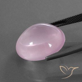 9,17 ctw natürlicher hellrosa Rosenquarz, Oval, Transparent