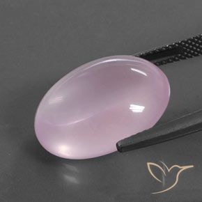 9,17 ctw natürlicher Kaugummi Rosa Rosenquarz, Oval, Transparent
