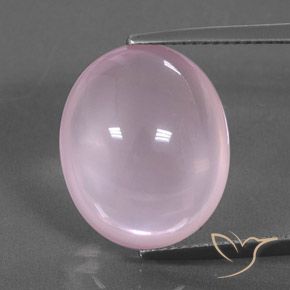 13.83ct Natürlicher hellrosa Rosenquarz, Oval, Transparent