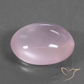 9,17 ctw natürlicher hellrosa Rosenquarz, Oval, Transparent