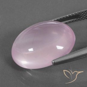 9,17 ctw natürlicher hellrosa Rosenquarz, Oval, Transparent