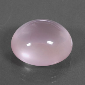 9,17 ctw natürlicher Hellrosa Rosenquarz, Oval Schliff, Transparent
