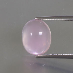 9,17 ctw natürlicher Pink Rosenquarz, Oval Schliff, Transparent
