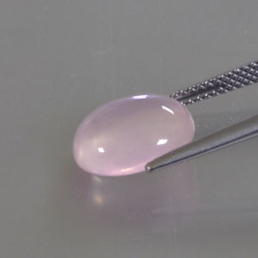 9,17 ctw natürlicher Pink Rosenquarz, Oval Schliff, Transparent