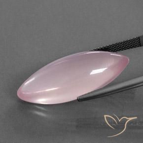 9,17 ctw natürlicher Mittelrosa Rosa Rosenquarz, Marquise, Transparent