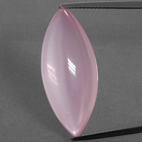 19,33 ctw natürlicher rosafarbener Rosenquarz, Marquise, Transparent