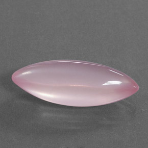 19,33 ctw natürlicher rosafarbener Rosenquarz, Marquise, Transparent