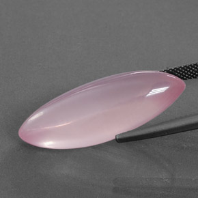 19,33 ctw natürlicher rosafarbener Rosenquarz, Marquise, Transparent