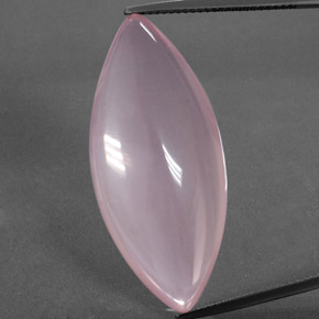 33,77 ctw natürlicher rosafarbener Rosenquarz, Marquise, Transparent