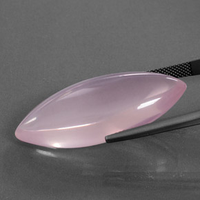 33,77 ctw natürlicher rosafarbener Rosenquarz, Marquise, Transparent