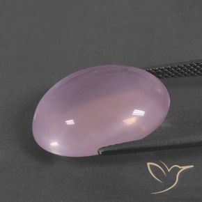 14,42 ctw natürlicher rosafarbener Rosenquarz, Oval Schliff, Transparent