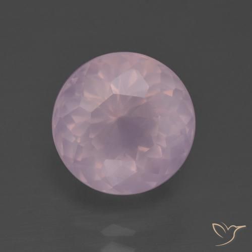 5.18ct Natürlicher rose-rosa Rosenquarz, Runden, Transparent