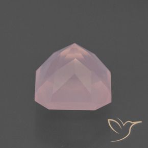 9,17 ctw natürlicher Mittelrosa Rosenquarz, Oktagonschliff, Transparent