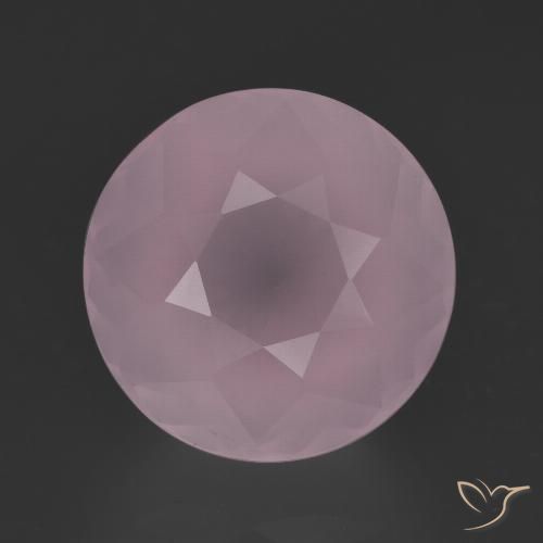 8.32ct Natürlicher Mittelrosa Rosenquarz, Runden, Transparent