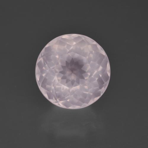 9,17 ctw natürlicher Sehr helles Rosenrosa Rosenquarz, Rund Schliff, Transparent