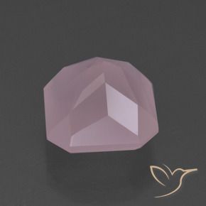 9,17 ctw natürlicher Mittelrosa Rosenquarz, Oktagonschliff, Transparent