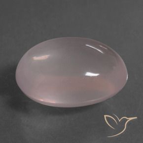 9,17 ctw natürlicher hellrosa Rosenquarz, Oval, Transparent