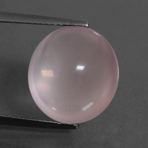 9,17 ctw natürlicher Mittelrosa Rosa Rosenquarz, Oval Schliff, Transparent