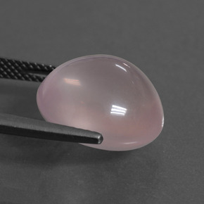 9,17 ctw natürlicher Mittelrosa Rosa Rosenquarz, Oval Schliff, Transparent