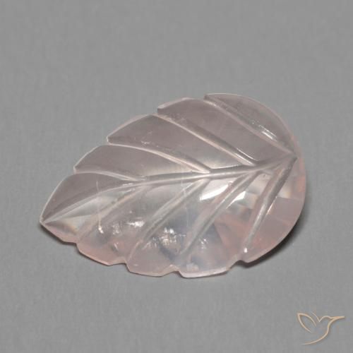 9,17 ctw natürlicher Helles Korallenrosa Rosenquarz, Fantasie, Transparent