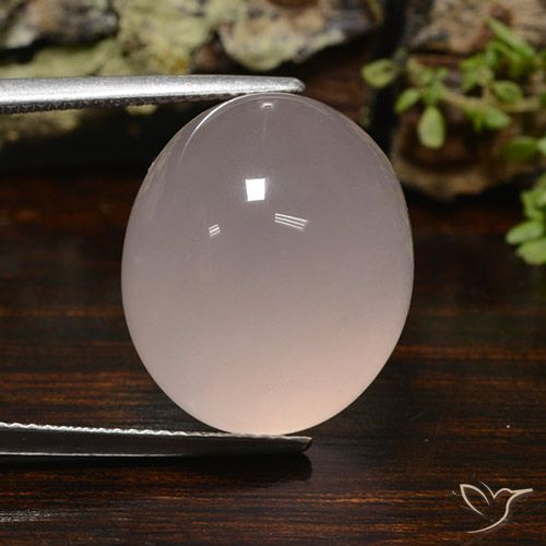 31.95ct Natürlicher hellrosa Rosenquarz, Oval, Lichtdurchlässig