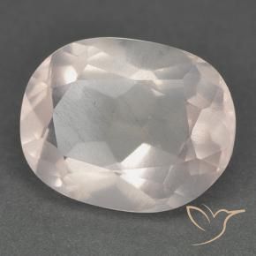 9,17 ctw natürlicher Mittel-Hellrosa Rosenquarz, Oval, Transparent
