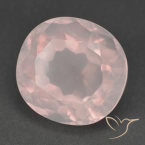 9,17 ctw natürlicher hellrosa Rosenquarz, Oval, Transparent