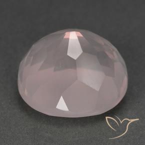 9,17 ctw natürlicher hellrosa Rosenquarz, Oval, Transparent