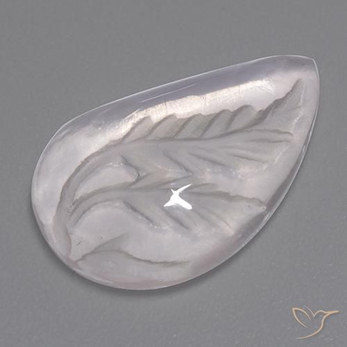 7.84ct Natürlicher Weiß Rosenquarz, Fantasie, Transparent