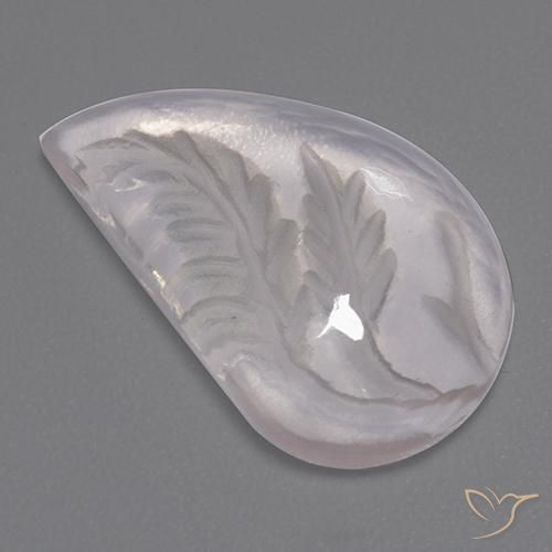9,17 ctw natürlicher Weiß Rosenquarz, Fantasie, Transparent