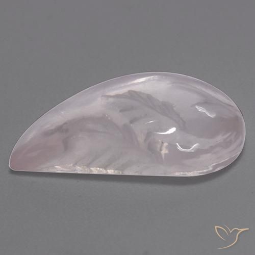 9,17 ctw natürlicher Weiß Rosenquarz, Fantasie, Transparent