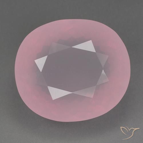 82.87ct Natürlicher Mittelrosa Rosa Rosenquarz, Oval, Transparent