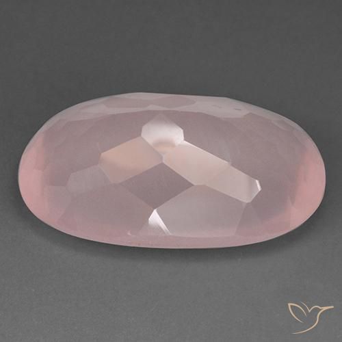 9,17 ctw natürlicher Mittelrosa Rosenquarz, Oval, Transparent