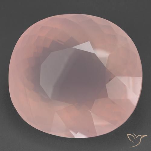 9,17 ctw natürlicher hellrosa Rosenquarz, Oval, Transparent