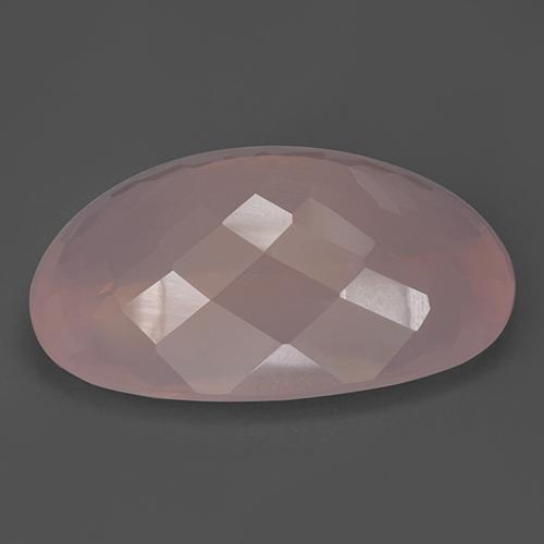 157,99 ctw natürlicher rosafarbener Rosenquarz, Oval Schliff, Transparent