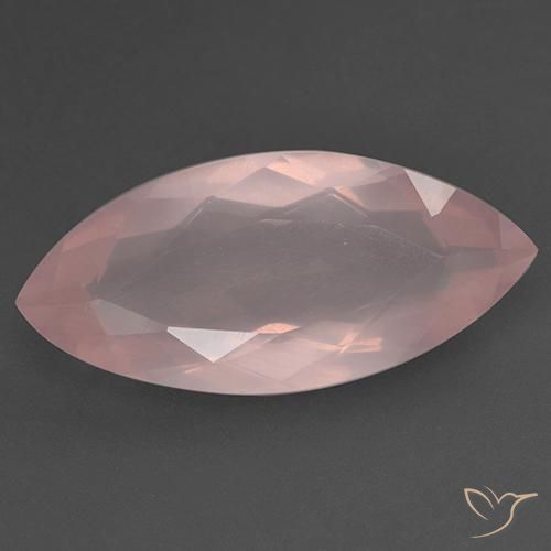 18.58ct Natürlicher Lebhaftes Rosa Rosenquarz, Marquise, Transparent