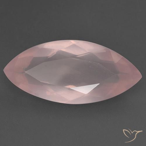 9,17 ctw natürlicher Lebhaftes Rosa Rosenquarz, Marquise, Transparent
