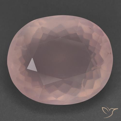 33.55ct Natürlicher rose-rosa Rosenquarz, Oval, Transparent