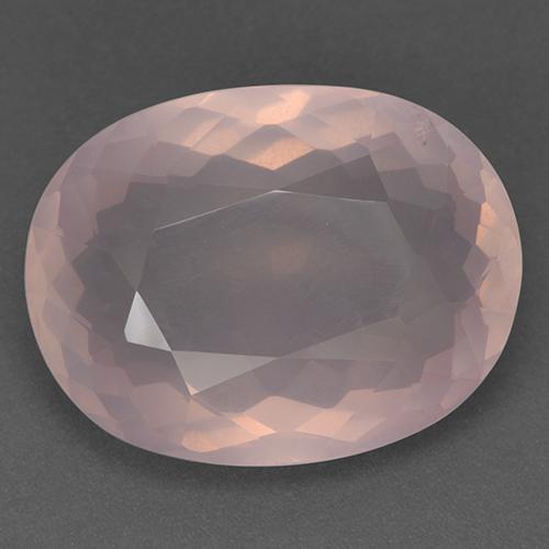 26.41ct Natürlicher hellrosa Rosenquarz, Oval, Transparent
