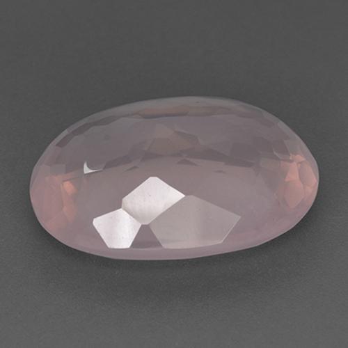 9,17 ctw natürlicher hellrosa Rosenquarz, Oval, Transparent