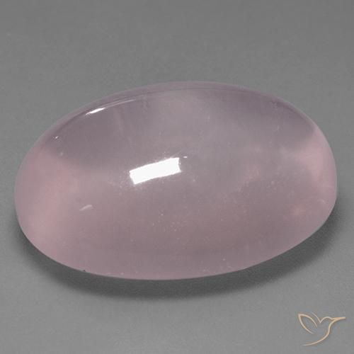 9,17 ctw natürlicher hellrose-rosa Rosenquarz, Oval, Transparent