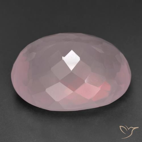 9,17 ctw natürlicher Mittelrosa Rosenquarz, Oval, Transparent