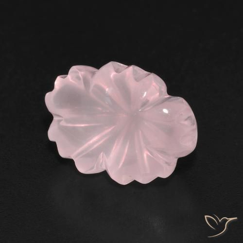 9,17 ctw natürlicher Korallenrosa Rosenquarz, Fantasie, Transparent