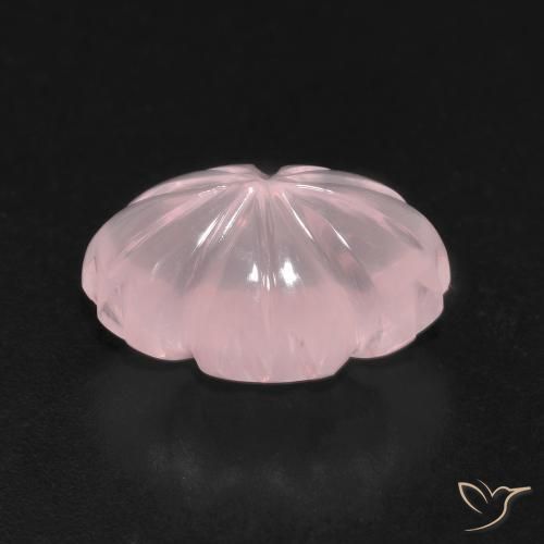 9,17 ctw natürlicher Korallenrosa Rosenquarz, Fantasie, Transparent