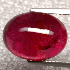 8,16 ctw natürlicher roter Rubellit, Transparent, Transparent / Lichtdurchlässig