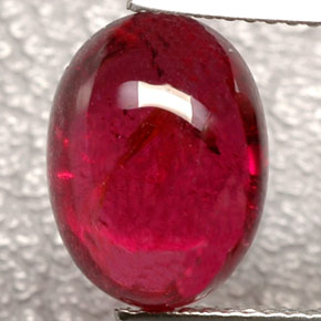 5,64 ctw natürlicher roter Rubellit, Transparent, Transparent / Lichtdurchlässig